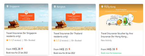Get Travel Insurance With Klook